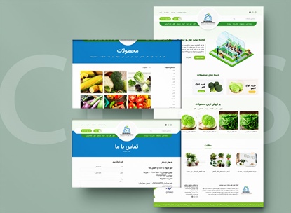 تصویر طراحی وب سایت فروشگاهی گلخانه